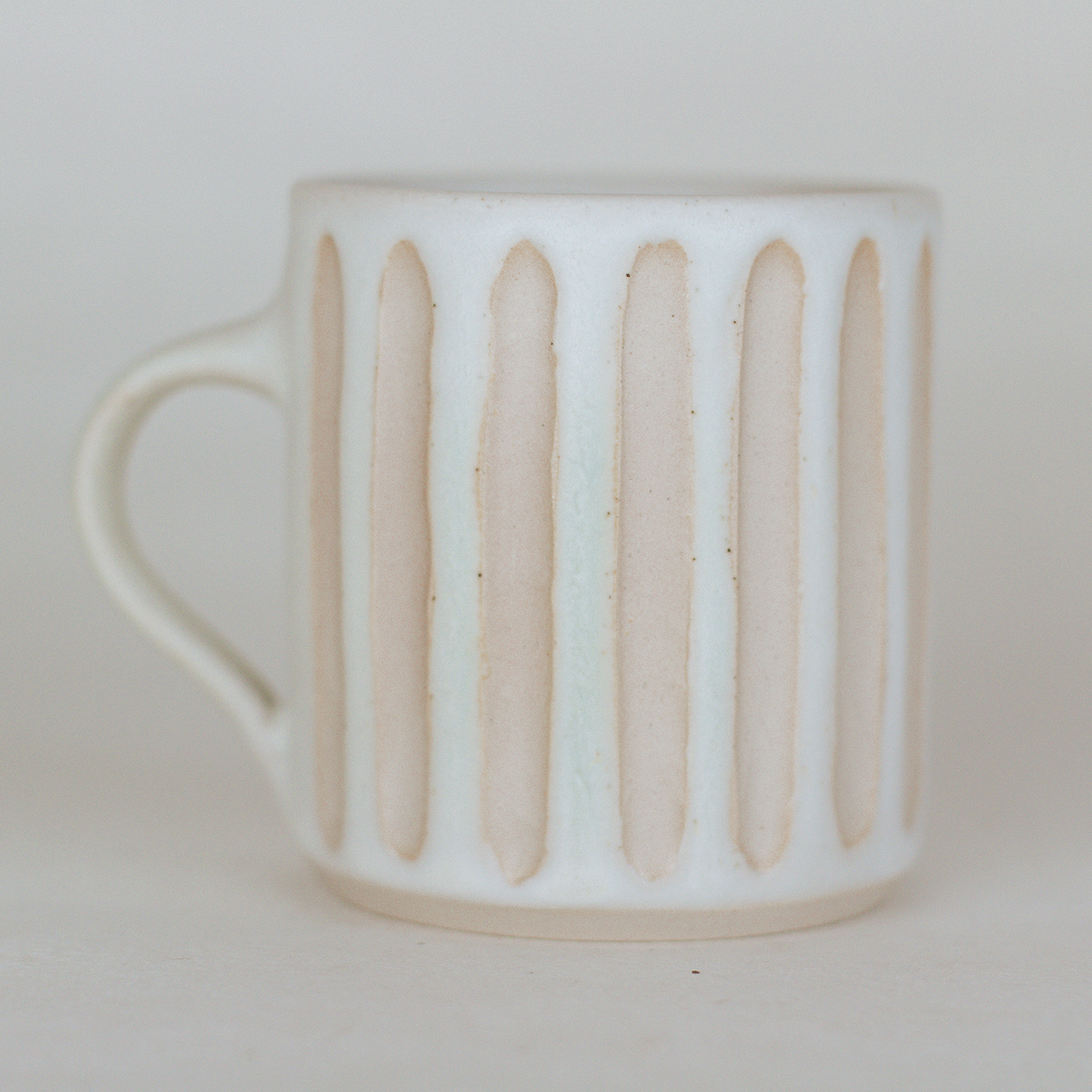 Ivory Fluted Mug