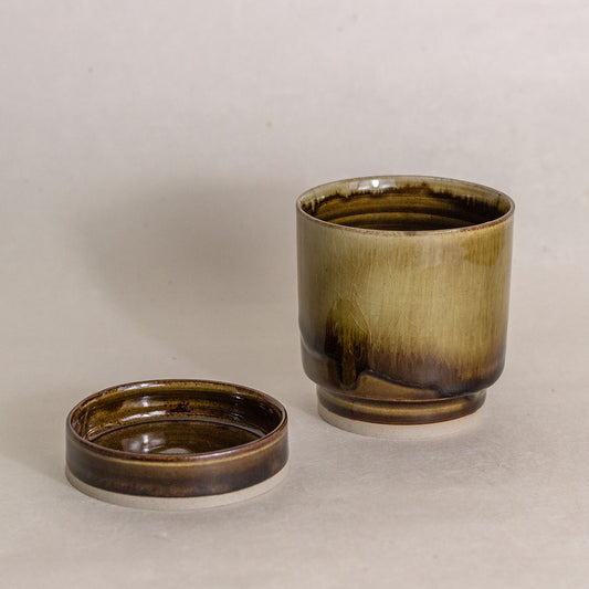 Woodland Glaze Planter Set
