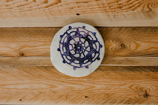 Flat Decorative Clay Dish