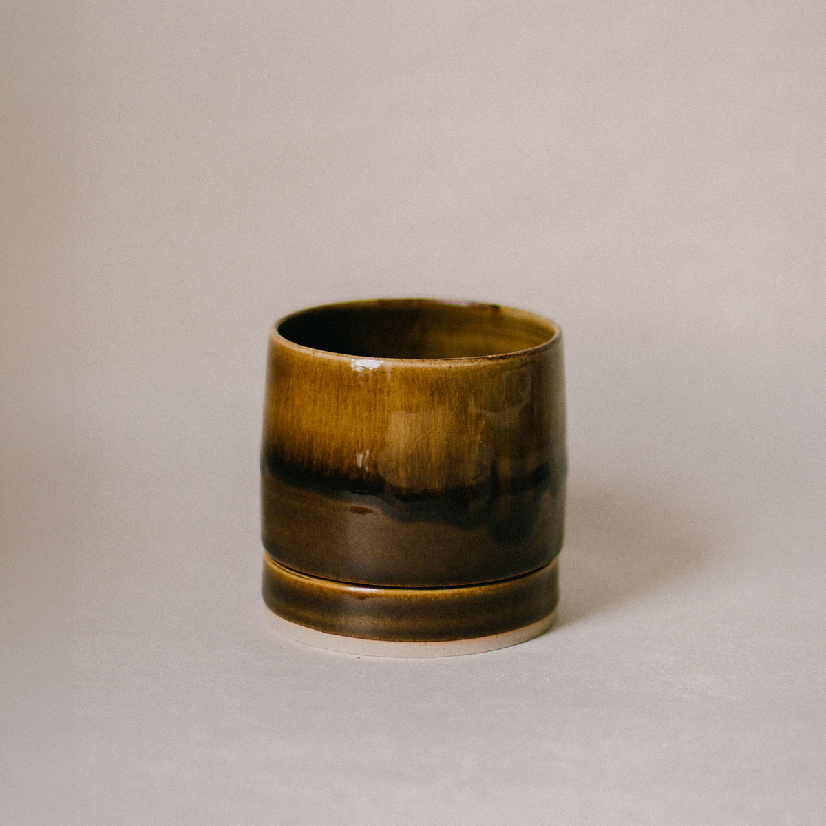 Woodland Glaze Planter Set