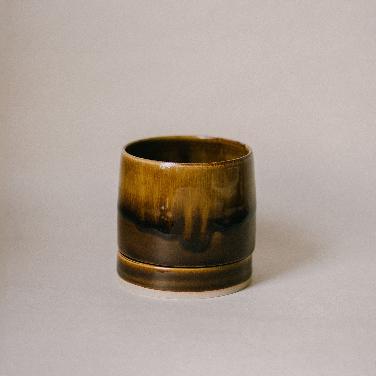 Woodland Glaze Planter Set