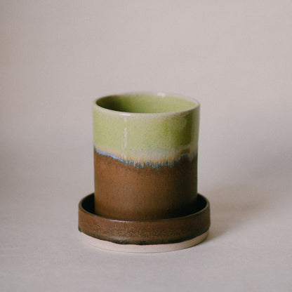 Forest Floor Plant Pot and Dish Set