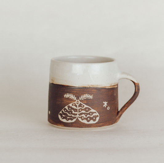 Chestnut Moth Mug