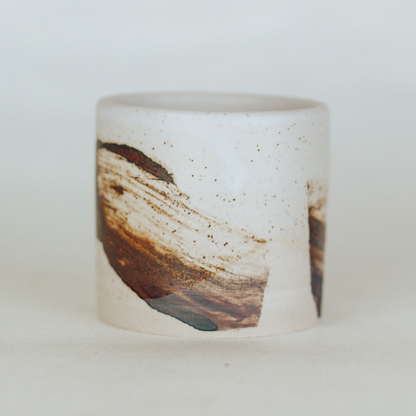 Brushed Sienna Mini Plant Pot