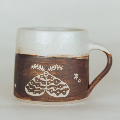 Chestnut Moth Mug