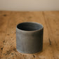 Slate-Grey Storm Glaze Ceramic Planter