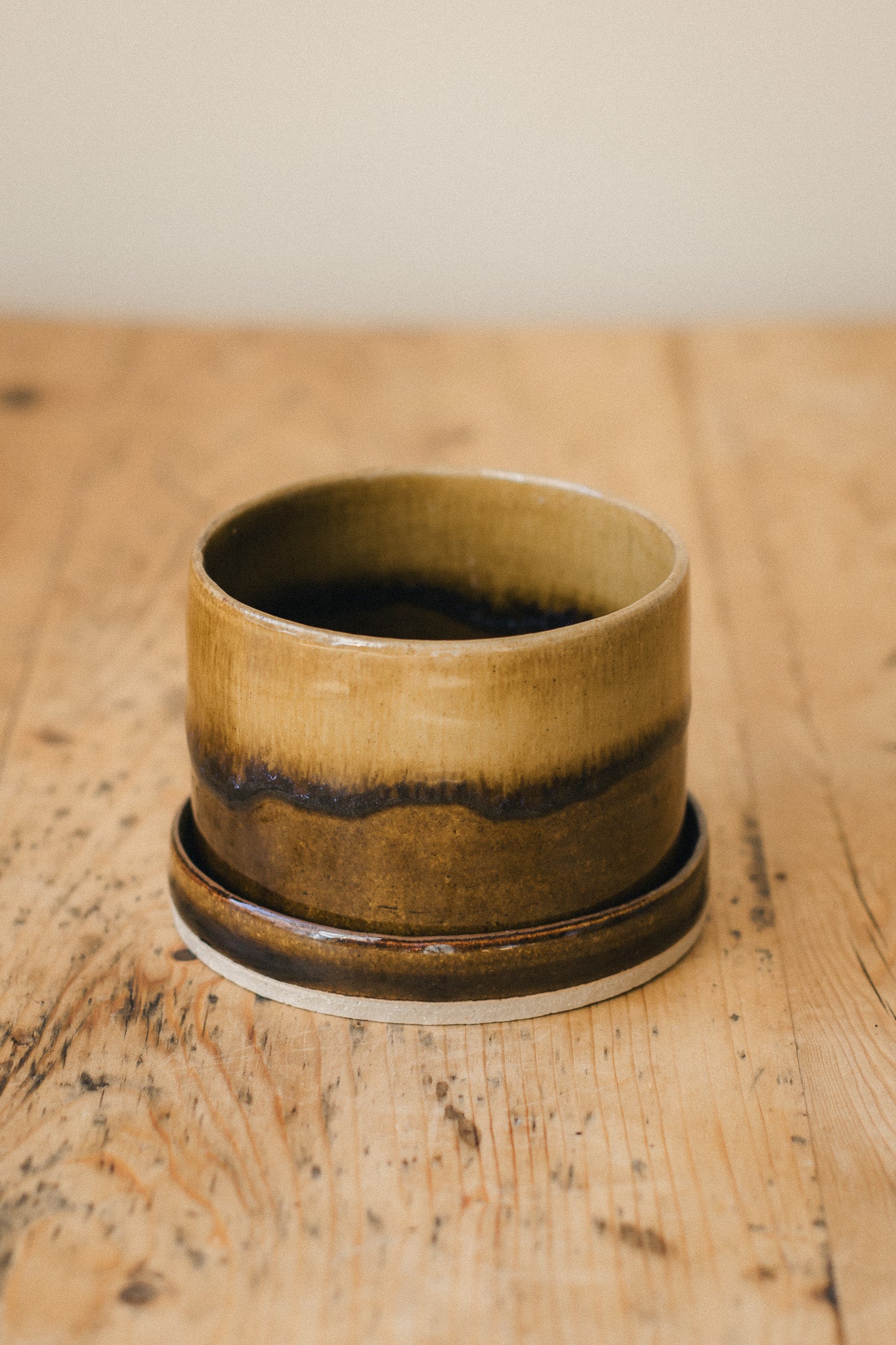 Woodland Glaze Set: Planter and Dish