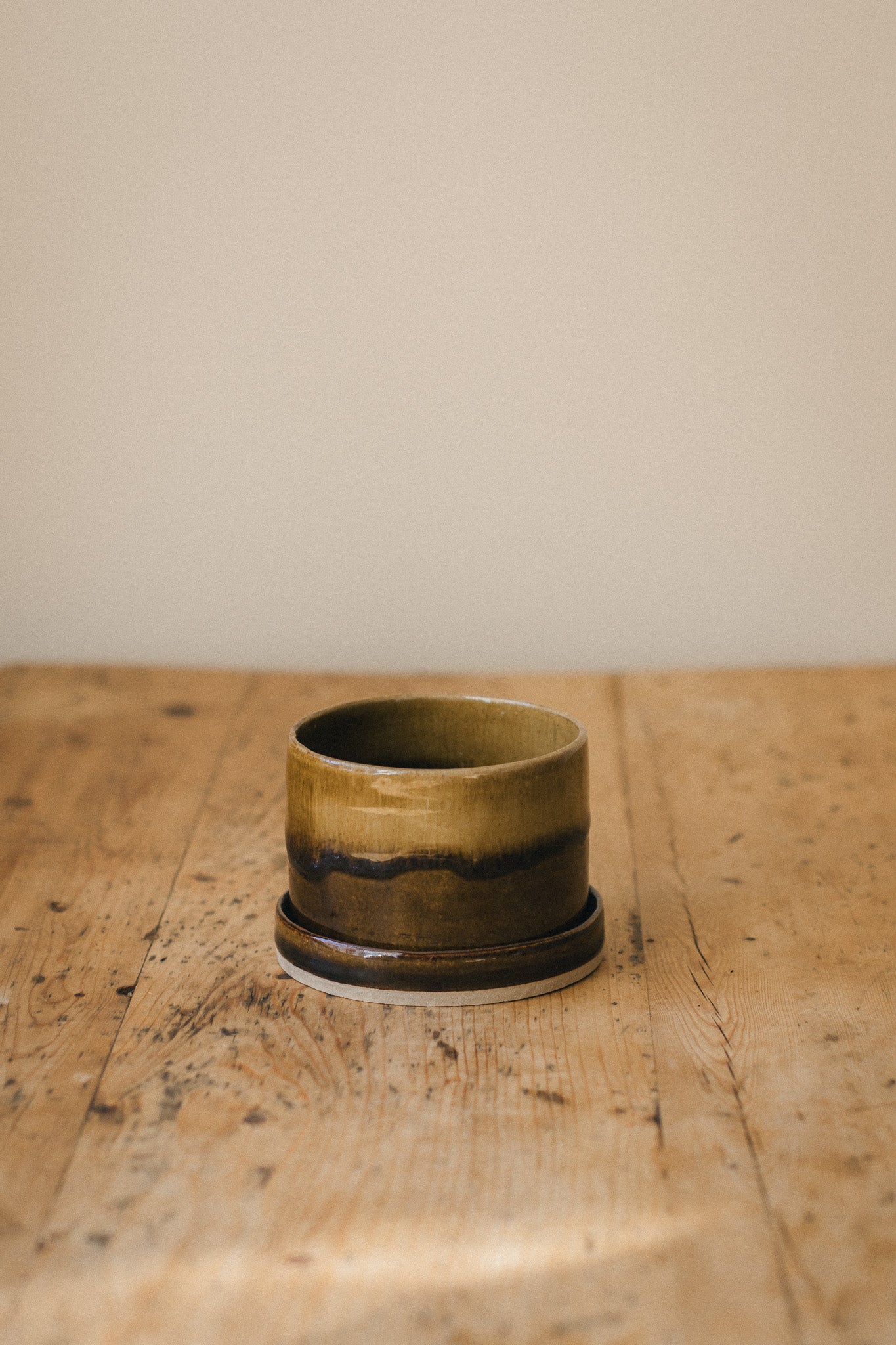 Woodland Glaze Set: Planter and Dish