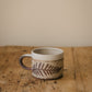 Fern Sgraffito Handmade Ceramic Mug