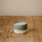 Soy Wax Candle in Handmade Blue Ceramic Pot