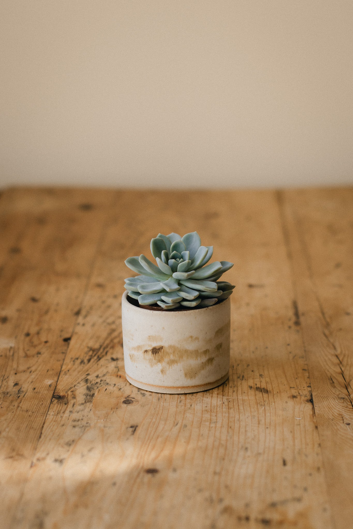 Oxide Brushed Mini Ceramic Planter