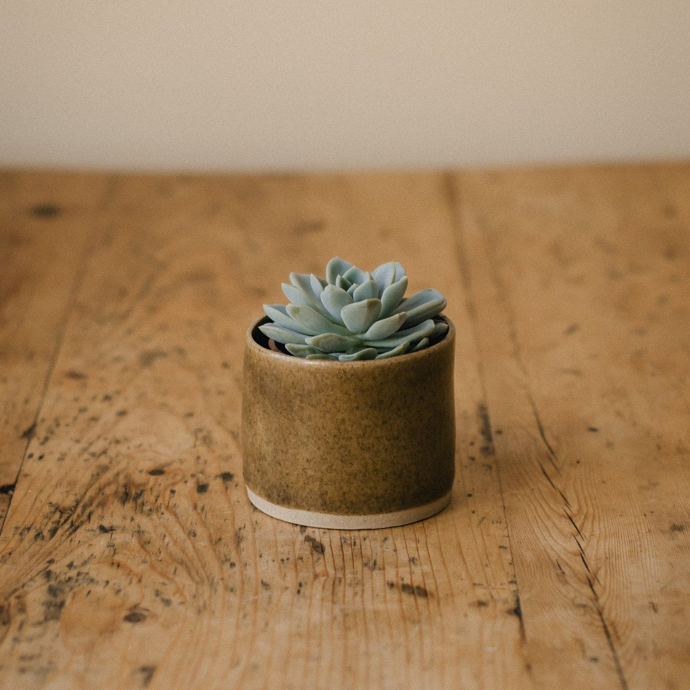 Brown Speckled Mini Ceramic Planter