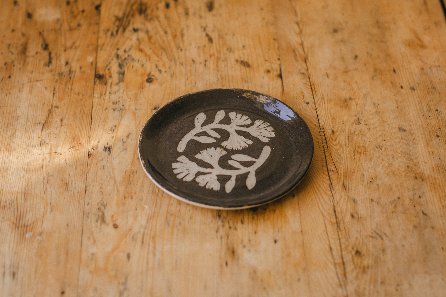 Sgraffito Small Plate