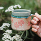Daisy Sgraffito Mug