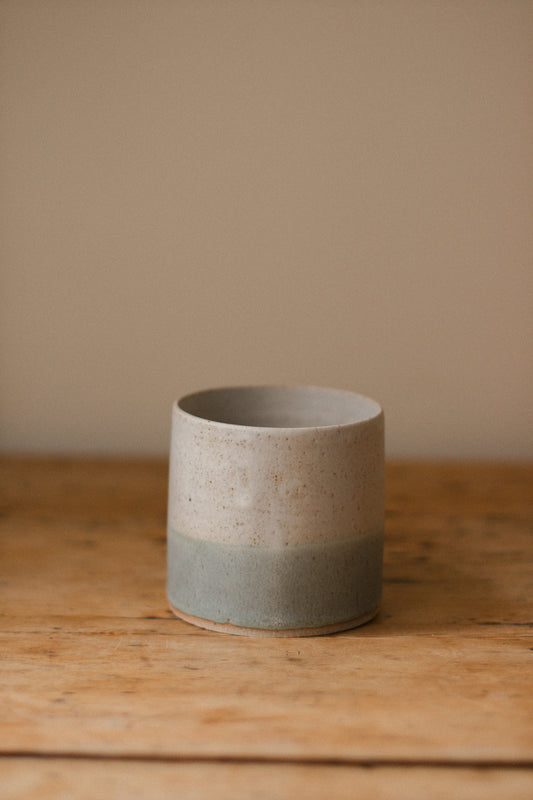 Handmade Two-Tone Ceramic Planter