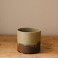 Drip Green and Brown Planter
