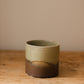 Drip Green and Brown Planter