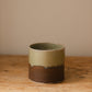 Drip Green and Brown Planter