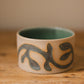 Handmade Vine Carved Ceramic Pot