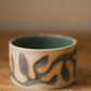 Handmade Vine Carved Ceramic Pot