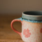 Daisy Sgraffito Mug