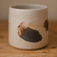 White Speckled & Iron Oxide Glaze Mug