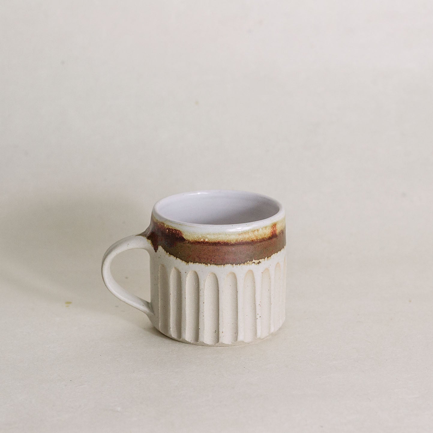 Iron Drip Fluted Mug