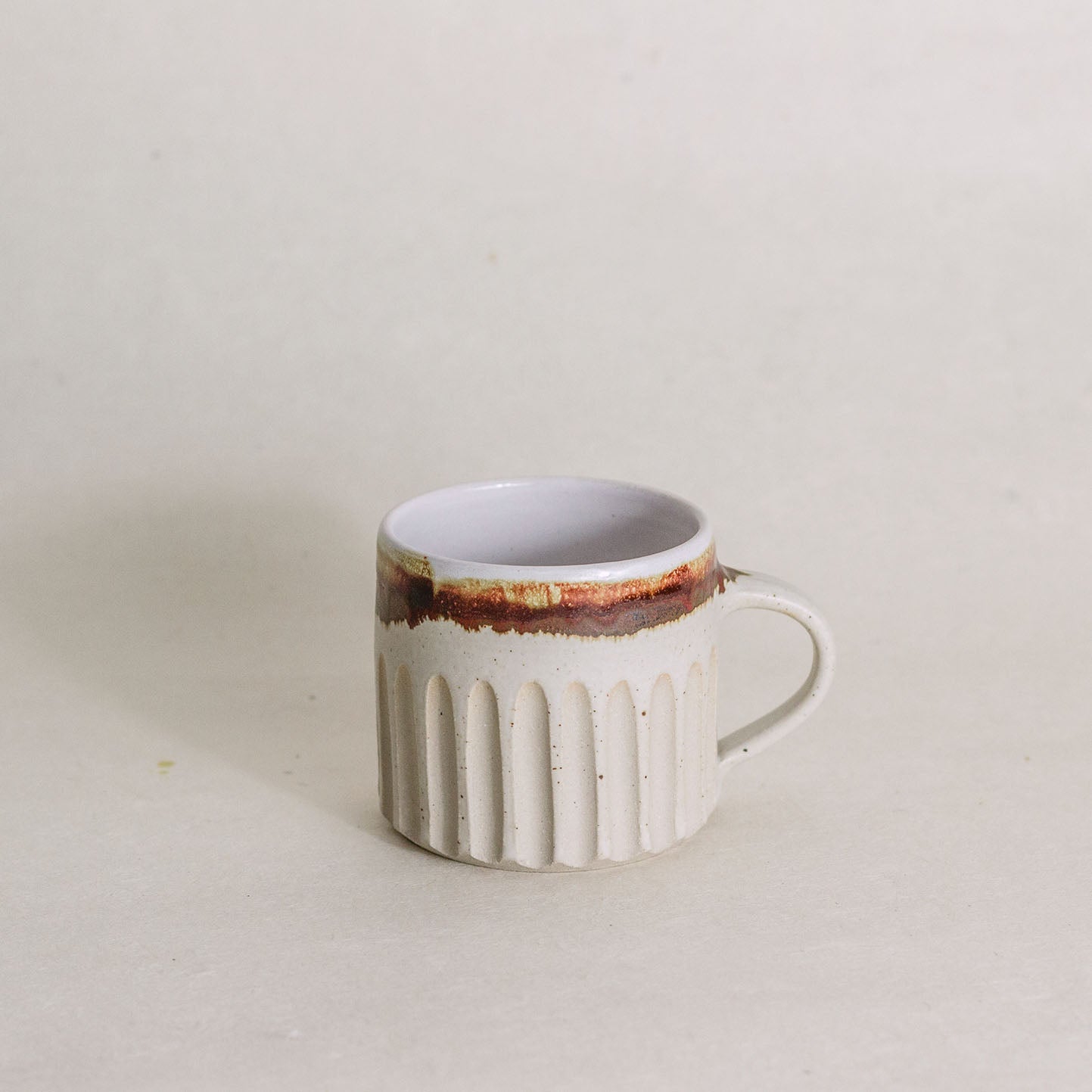 Iron Drip Fluted Mug