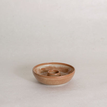 Warm Honey Candlestick Holder