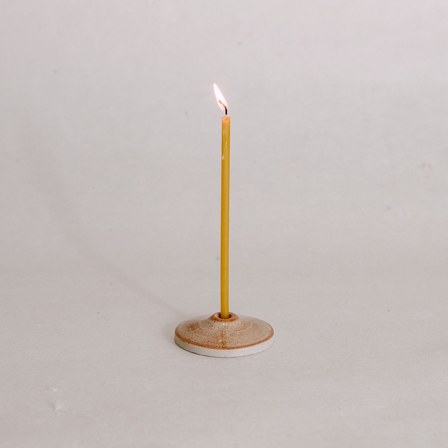 Warm Honey Mini Candlestick Holder