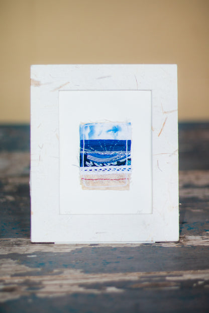 Mini Ocean Seascape Textile Art