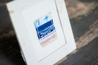 Mini Ocean Seascape Textile Art