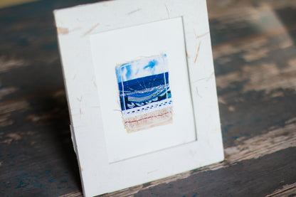 Mini Ocean Seascape Textile Art