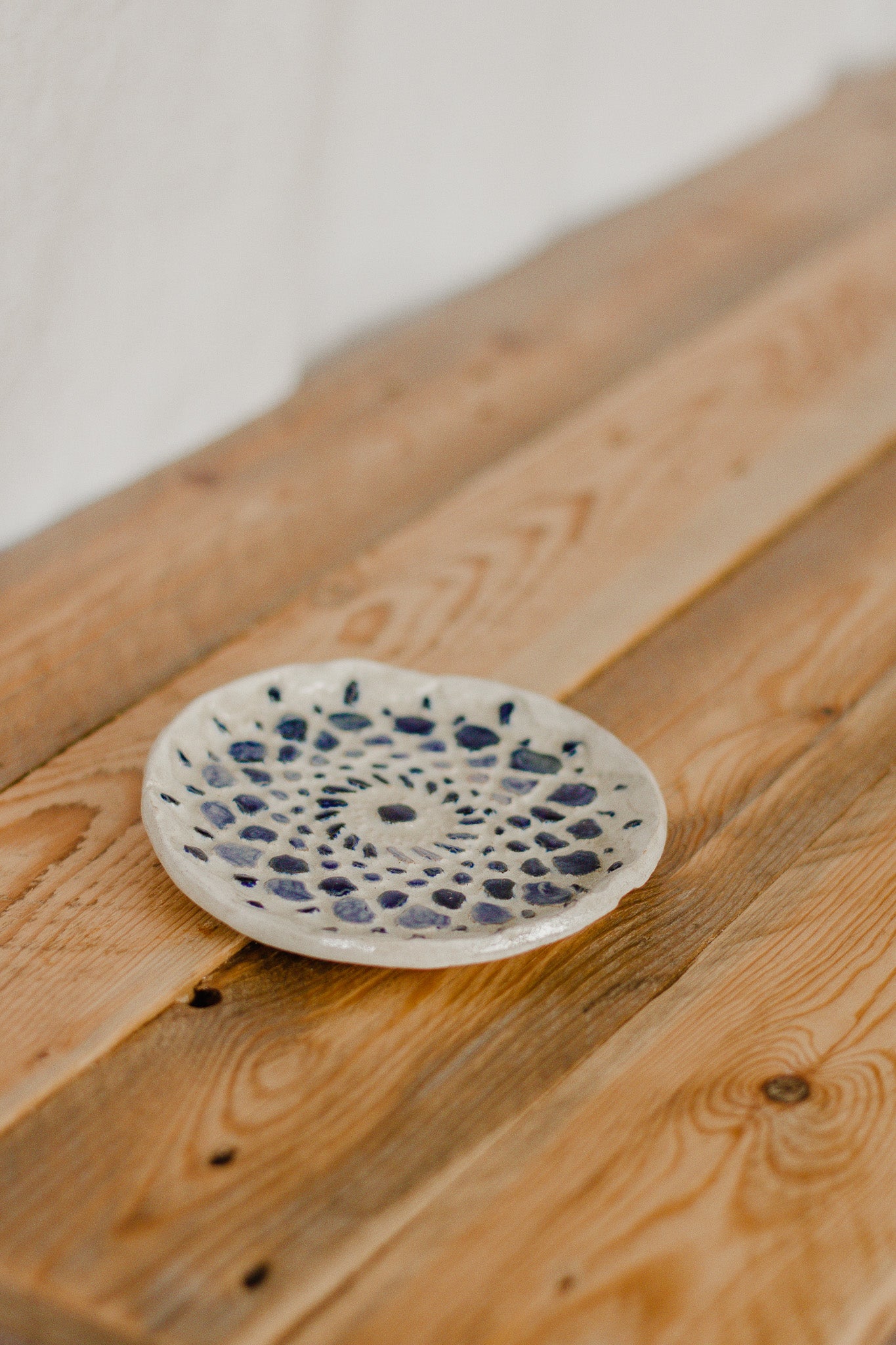 Small Decorative Stoneware Clay Dish