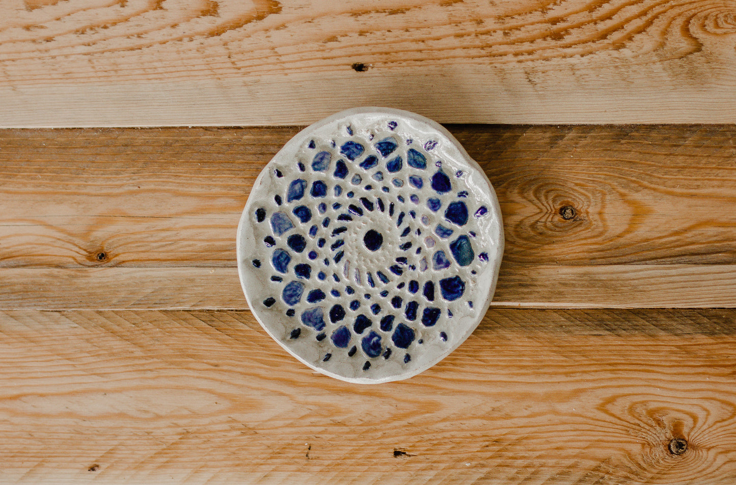 Small Decorative Stoneware Clay Dish