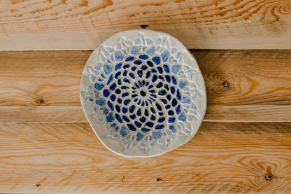 Imprinted Stoneware Clay Dish