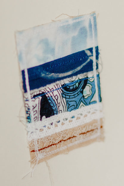Mini Ocean Seascape Textile Art