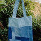 Up-cycled Denim Patchwork Tote Bag