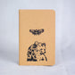 A6 Bee and Bear Block Printed Notebook