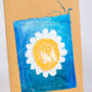 Embroidered Daisy Patch A6 Notebook